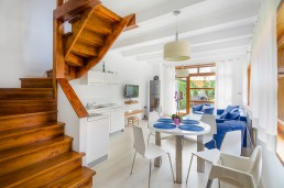 Apartment B - view of the stairs